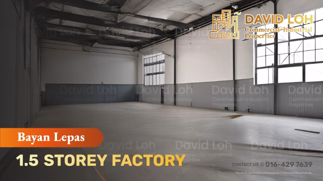 Bayan Lepas 1.5 storey factory
