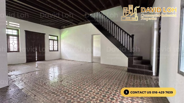 Kinta Lane 2 Storey Shop interior with stair